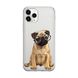 Чохол прозорий Print Dogs для iPhone 13 PRO MAX Glasses Pug