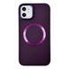 Чехол Matte Colorful Metal Frame MagSafe для iPhone 14 Plus Deep Purple