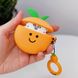 Чохол 3D для AirPods 1 | 2 Smile Fruits Orange