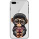Чохол прозорий Print Animals для iPhone 7 Plus | 8 Plus Monkey