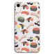 Чохол прозорий Print FOOD для iPhone XR Sushi купити