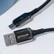 Кабель Proove Flex Metal USB to Micro USB 2.4A (1m) White