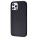 Чехол Leather Case with MagSafe для iPhone 12 PRO MAX Black купить