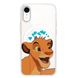 Чехол прозрачный Print Lion King with MagSafe для iPhone XR Simba Love Blue купить