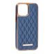 Чохол PULOKA Design Leather Case для iPhone 14 Blue