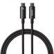 Кабель Baseus Tungsten Gold fast charging Type-C to Type-C 240W (1m) Black