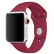 Ремінець Silicone Sport Band для Apple Watch 38mm | 40mm | 41mm Wine Red розмір S