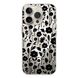 Чехол прозрачный Print Flower with MagSafe для iPhone 16 PRO Floral Black - ash-mobile.com.ua - фото 1