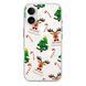 Чохол прозорий Print NEW YEAR with MagSafe для iPhone 17 Deer heads