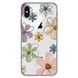 Чохол прозорий Print Flower для iPhone X | XS Spring Breeze