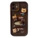 Чехол Pretty Things Case для iPhone 12 Brown Choco Bear купить