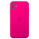 Чохол Silicone Case Full + Camera для iPhone 11 Electric Pink