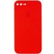 Чехол Silicone Case FULL+Camera Square для iPhone 7 Plus | 8 Plus Red купить