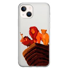 Чехол прозрачный Print Lion King для iPhone 14 Plus Family