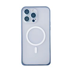 Чохол Metal Frame with MagSafe для iPhone 12 PRO MAX Sierra Blue купити