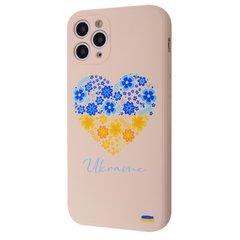 Чехол WAVE Ukraine Edition Case для iPhone 11 PRO Ukraine heart Pink Sand купить