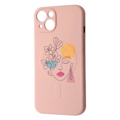 Чохол WAVE Minimal Art Case with MagSafe для iPhone 13 Pink Sand/Girl
