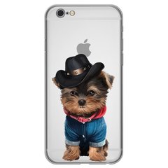 Чохол прозорий Print Dogs для iPhone 6 | 6s York Gentleman купити