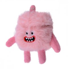 Чехол Cute Monster Plush для AirPods 1 | 2 Pink