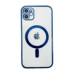 Чехол Glossy Case with Magsafe для iPhone 11 Navy Blue купить
