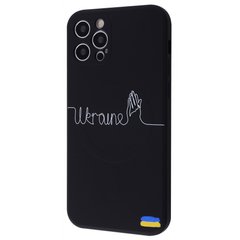 Чехол WAVE Ukraine Edition Case with MagSafe для iPhone 12 Ukraine Black купить