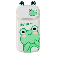 Чехол с закрытой камерой для iPhone 13 PRO Frog Green