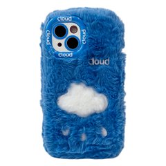 Чохол Fluffy Cute Case для iPhone 13 Cloud Blue