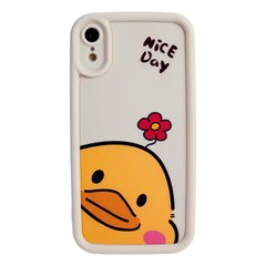 Чехол Yellow Duck Case для iPhone XR Biege купить