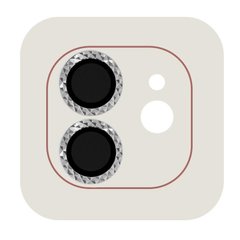 Защитное стекло на камеру Metal Shine для iPhone 11 | 12 | 12 MINI Silver