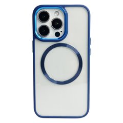 Чохол Matte Frame MagSafe для iPhone 13 PRO MAX Blue