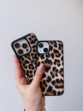 Чохол Leopard spots для iPhone 15 Plus Brown - ash-mobile.com.ua - фото 2