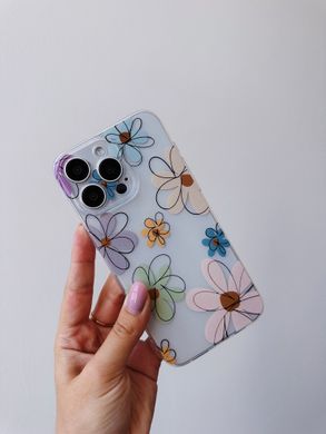 Чохол прозорий Print Flower для iPhone 14 PRO MAX Floral Dream - ash-mobile.com.ua - фото 8