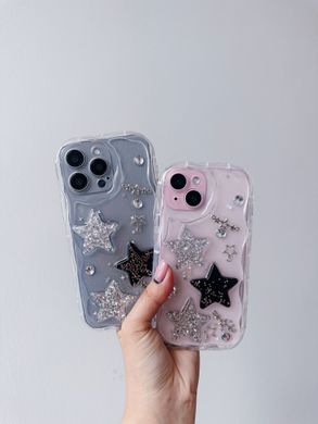 Чохол Stars Case для iPhone 14 Transparent - ash-mobile.com.ua - фото 3