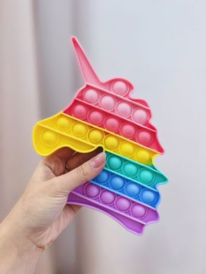 Pop-It іграшка Unicorn (Єдиноріг) Light Pink/Glycine купити
