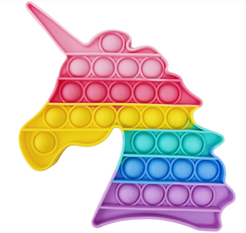 Pop-It іграшка Unicorn (Єдиноріг) Light Pink/Glycine - ash-mobile.com.ua - фото 1