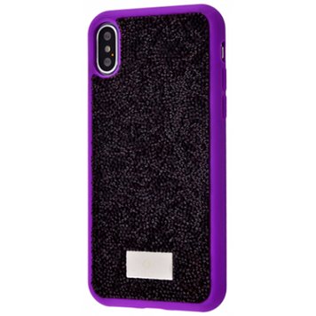 Чехол Bling World Grainy Diamonds для iPhone X | XS Purple - ash-mobile.com.ua - фото 1