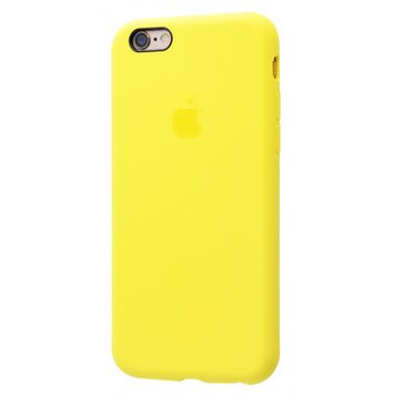 Чехол Silicone Case Full для iPhone 6 | 6s Canary Yellow - ash-mobile.com.ua - фото 1