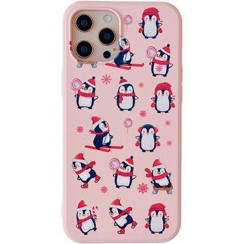 Чохол WAVE Fancy Case для iPhone 12 | 12 PRO Penguin Pink Sand - ash-mobile.com.ua - фото 1