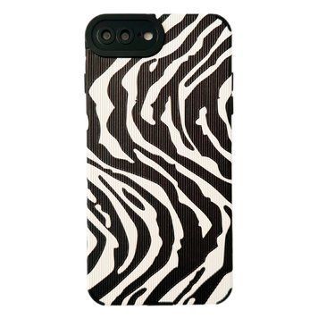 Чехол Ribbed Case для iPhone 7 Plus | 8 Plus Zebra - ash-mobile.com.ua - фото 1