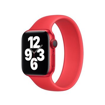 Ремешок Solo Loop для Apple Watch 42mm | 44mm | 45mm | 46mm | 49mm Red размер M - ash-mobile.com.ua - фото 1