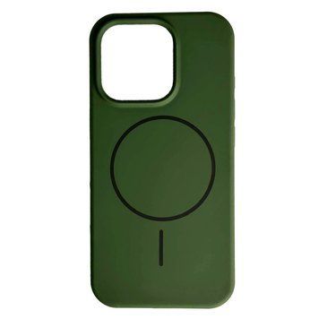 Чохол Silicone Case Full Protective with MagSafe для iPhone 15 Green - ash-mobile.com.ua - фото 1