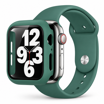 Ремінець Silicone BAND+CASE для Apple Watch 38 mm Pine Green - ash-mobile.com.ua - фото 1
