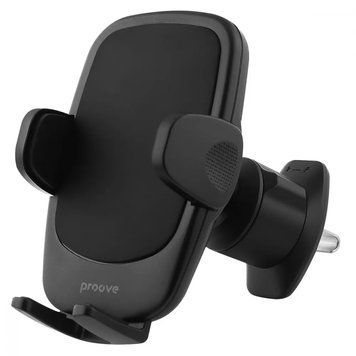 Автомобільний тримач Proove Soft Lock Air Outlet Car Mount Black - ash-mobile.com.ua - фото 1