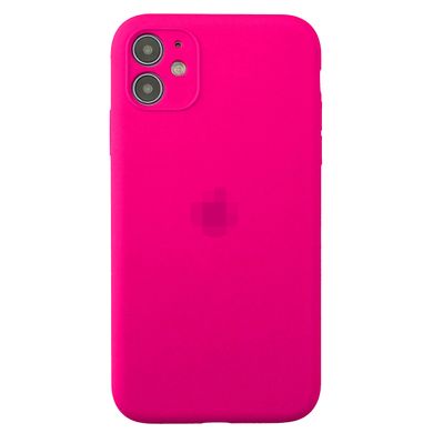 Чохол Silicone Case Full + Camera для iPhone 12 MINI Electric Pink купити
