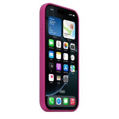 Чехол Silicone Case with MagSafe OEM для iPhone 16 PRO Fuchsia - ash-mobile.com.ua - фото 5