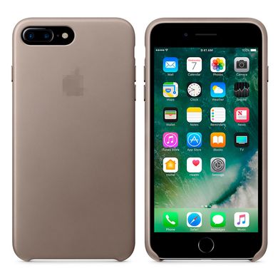 Чехол Leather Case GOOD для iPhone 7 Plus | 8 Plus Taupe - ash-mobile.com.ua - фото 2