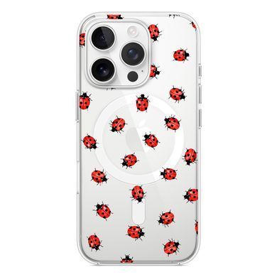 Чехол прозрачный Print Happy Nice with MagSafe для iPhone 16e | 17e Lazybug - ash-mobile.com.ua - фото 2