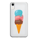 Чехол прозрачный Print SUMMER для iPhone XR Ice Cream купить