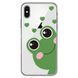 Чехол прозрачный Print Happy Nice для iPhone X | XS Frog - ash-mobile.com.ua - фото 1