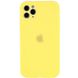 Чехол Silicone Case Full + Camera для iPhone 11 PRO Canary Yellow купить